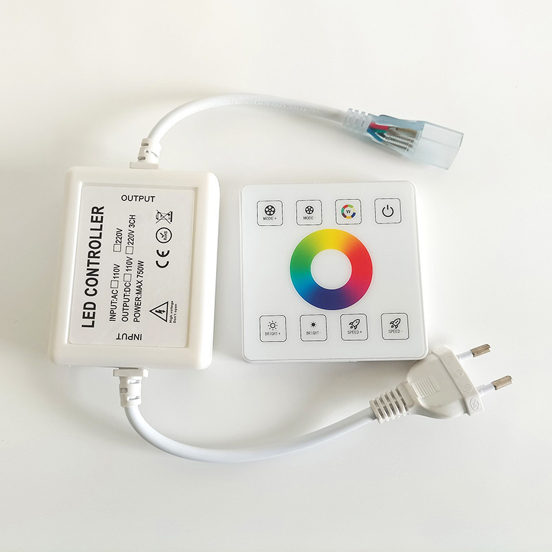 High voltage AC110/220V 500/600W RGB Touch Panel Controller For AC110/220V RGB LED Strips High voltage AC110/220V 500/600W RGB Touch Panel Controller For AC110/220V RGB LED Strips